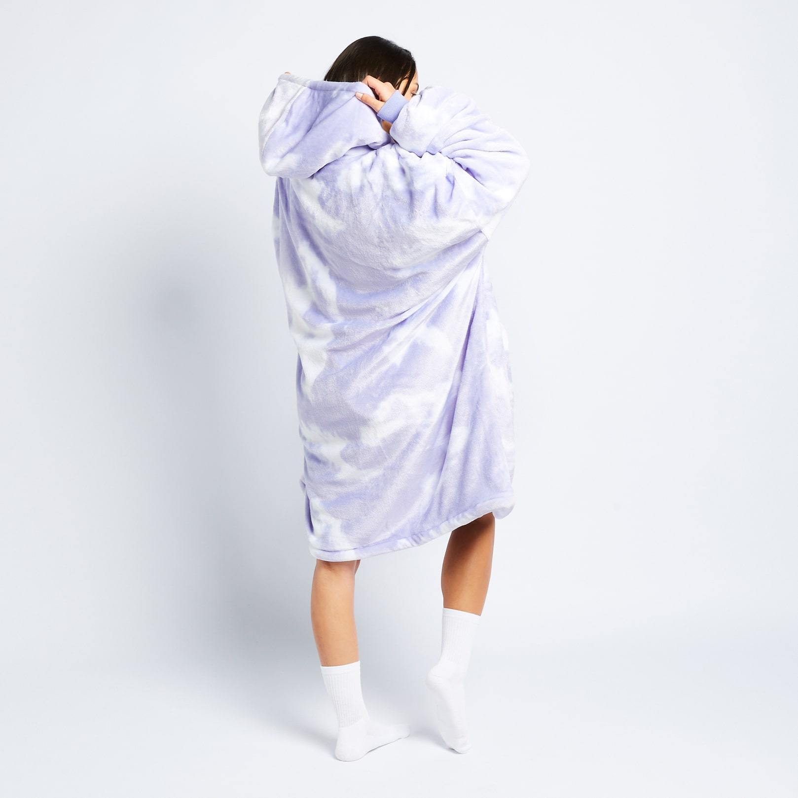 Purple Tie-Dye  Hoodies 