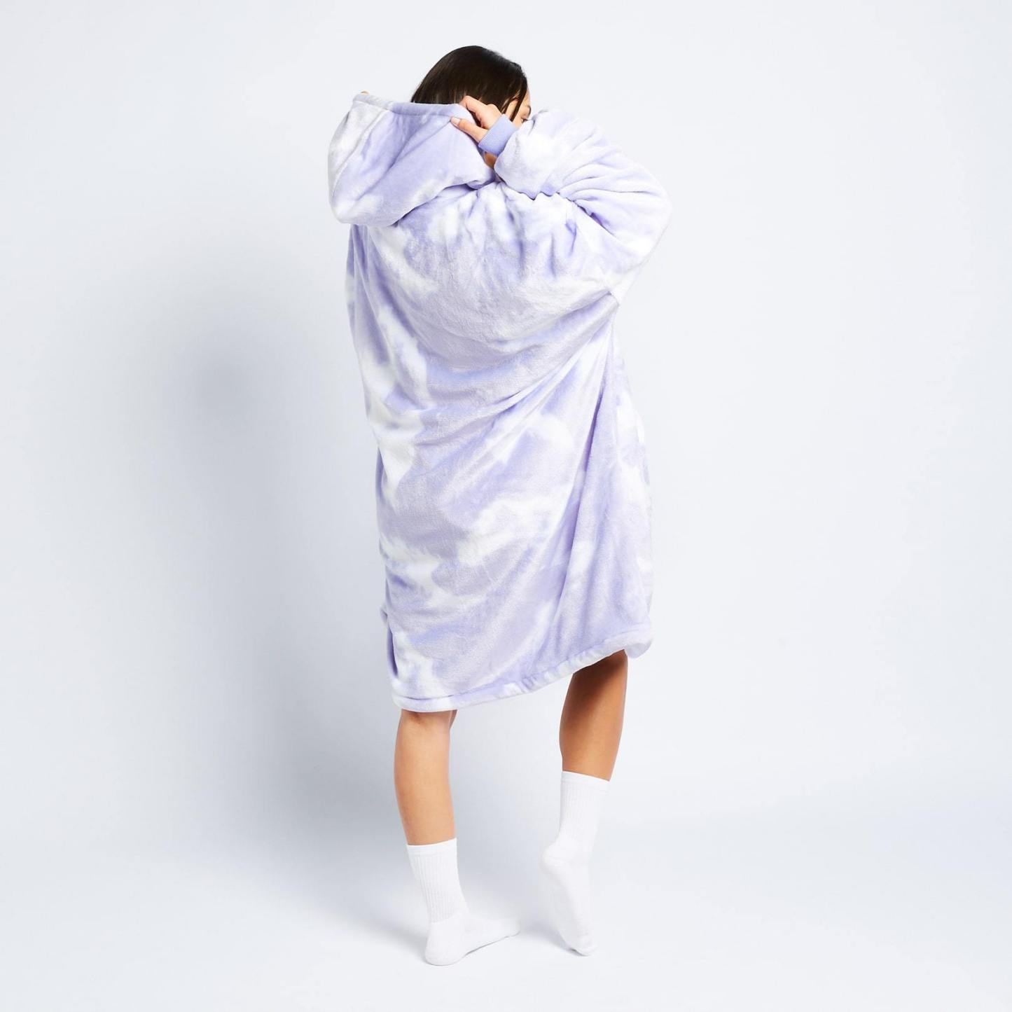 Purple Tie-Dye  Hoodies 