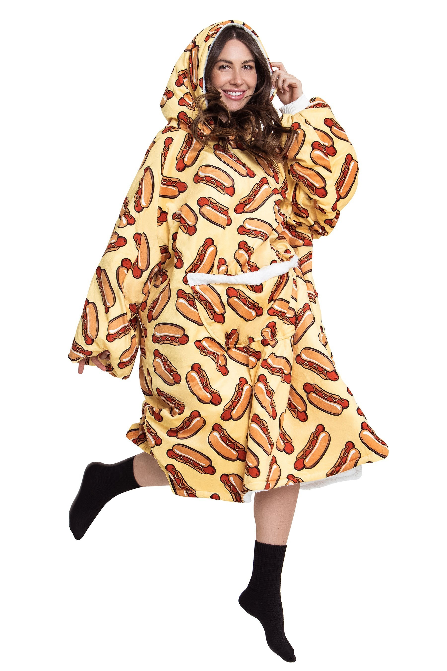 Hoodie Pocket  Hot Dog Hoodie