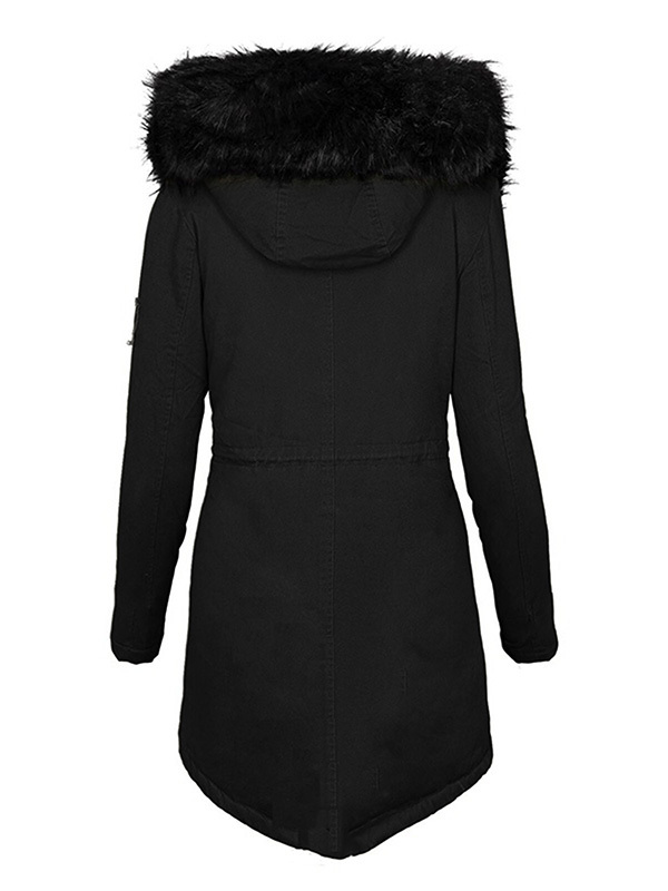 Fashion ladies casual thick winter coat