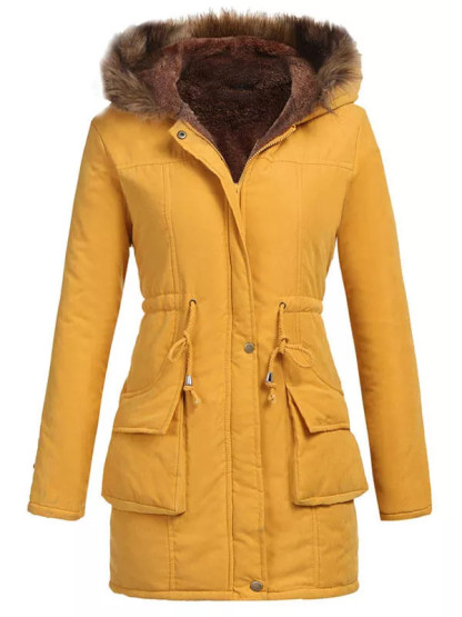 Women's hooded warm winter jacket