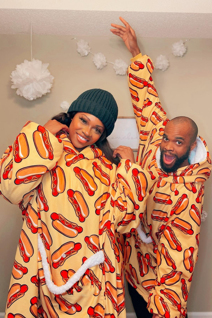 Hoodie Pocket  Couple's Pack Blanket Hoodies