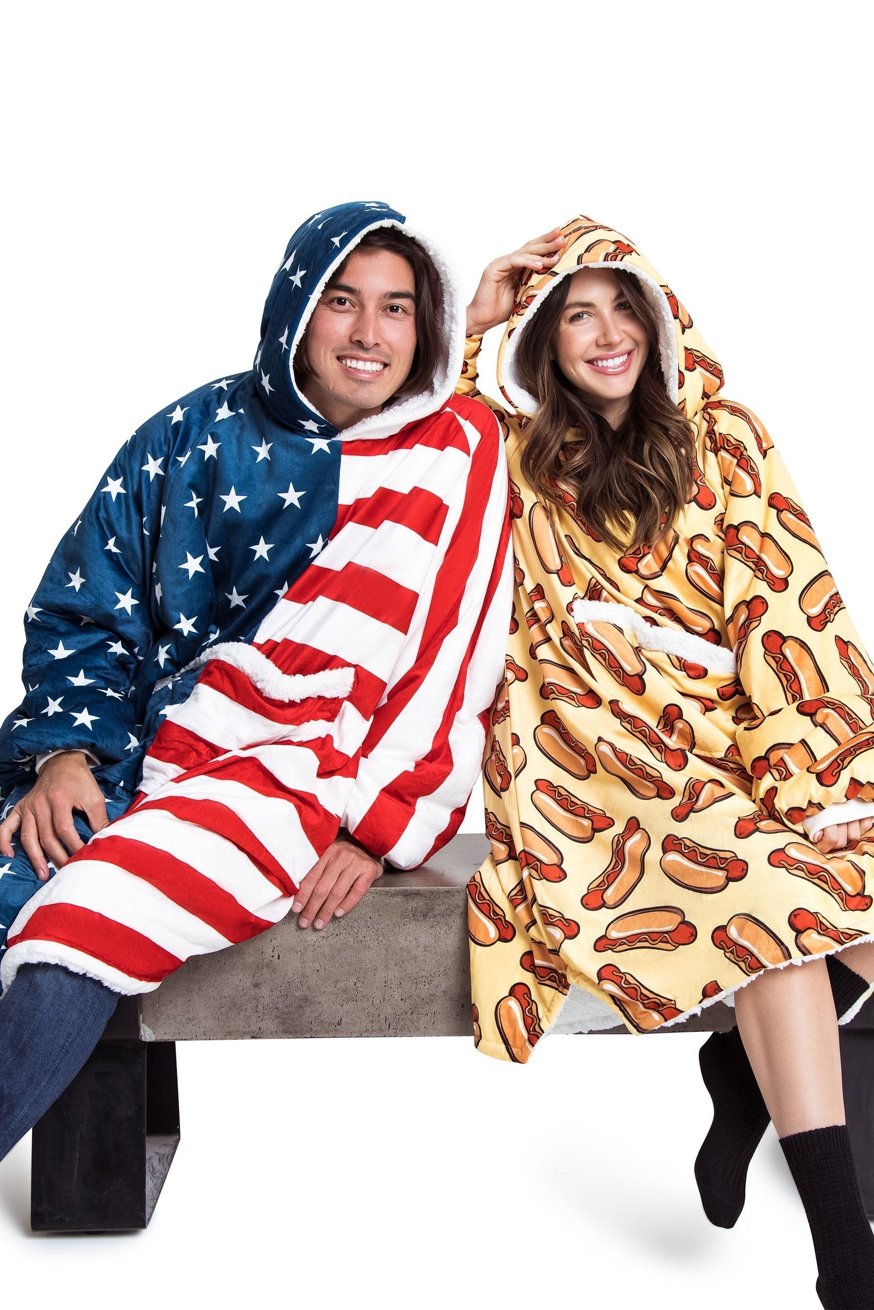 Hoodie Pocket Twin Pack Blanket Hoodies