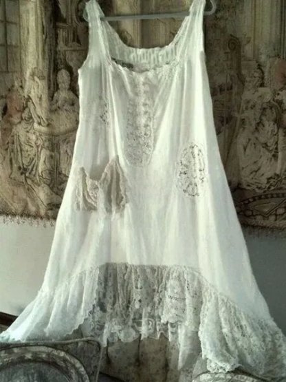 Casual Sleeveless Round Neck Dress