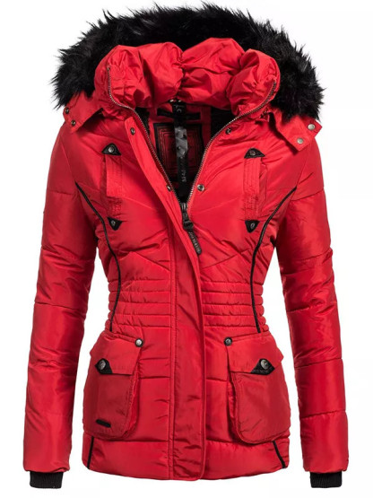 Ladies winter hooded jacket