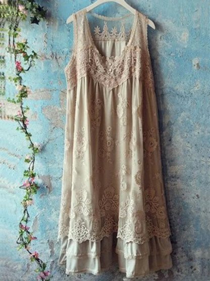 Casual Round Neck Maxi Dresses