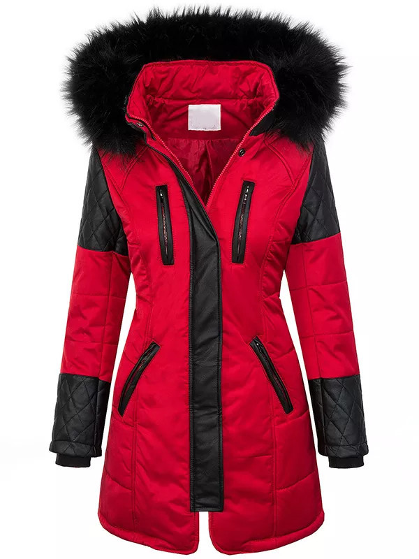 Women's winter coat warm lining parka coat