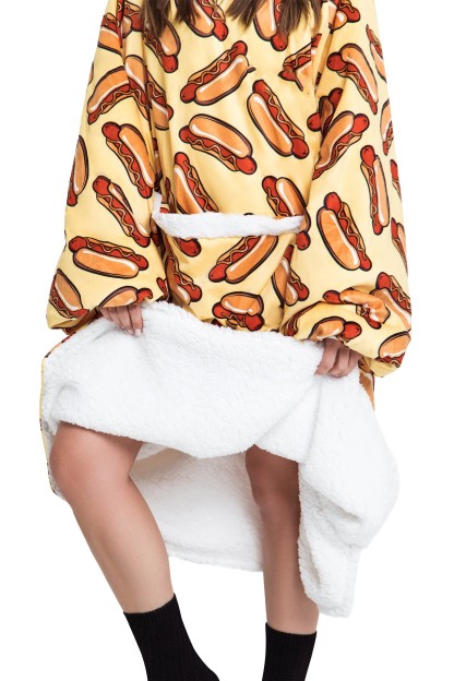 Hoodie Pocket  Hot Dog Hoodie