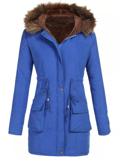 Women's hooded warm winter jacket