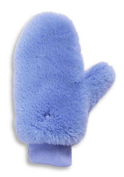 Black Faux Fur Le Mink Convertible Mittens