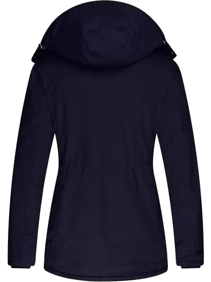 Ladies winter padded jacket cotton jacket with removable cover