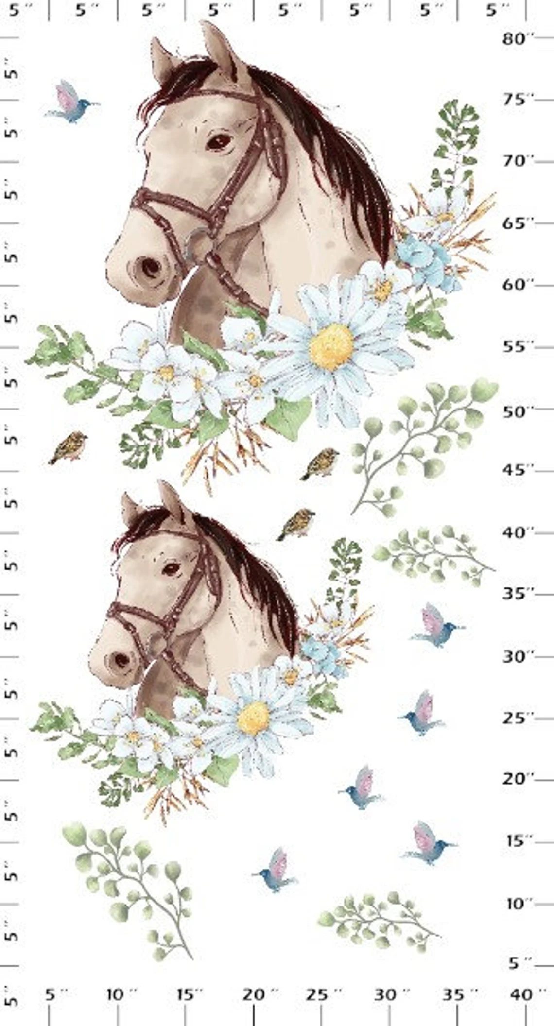 Chase Your Dreams w Horses and Stars - Decal Wall Vinyl Sticker Kids R