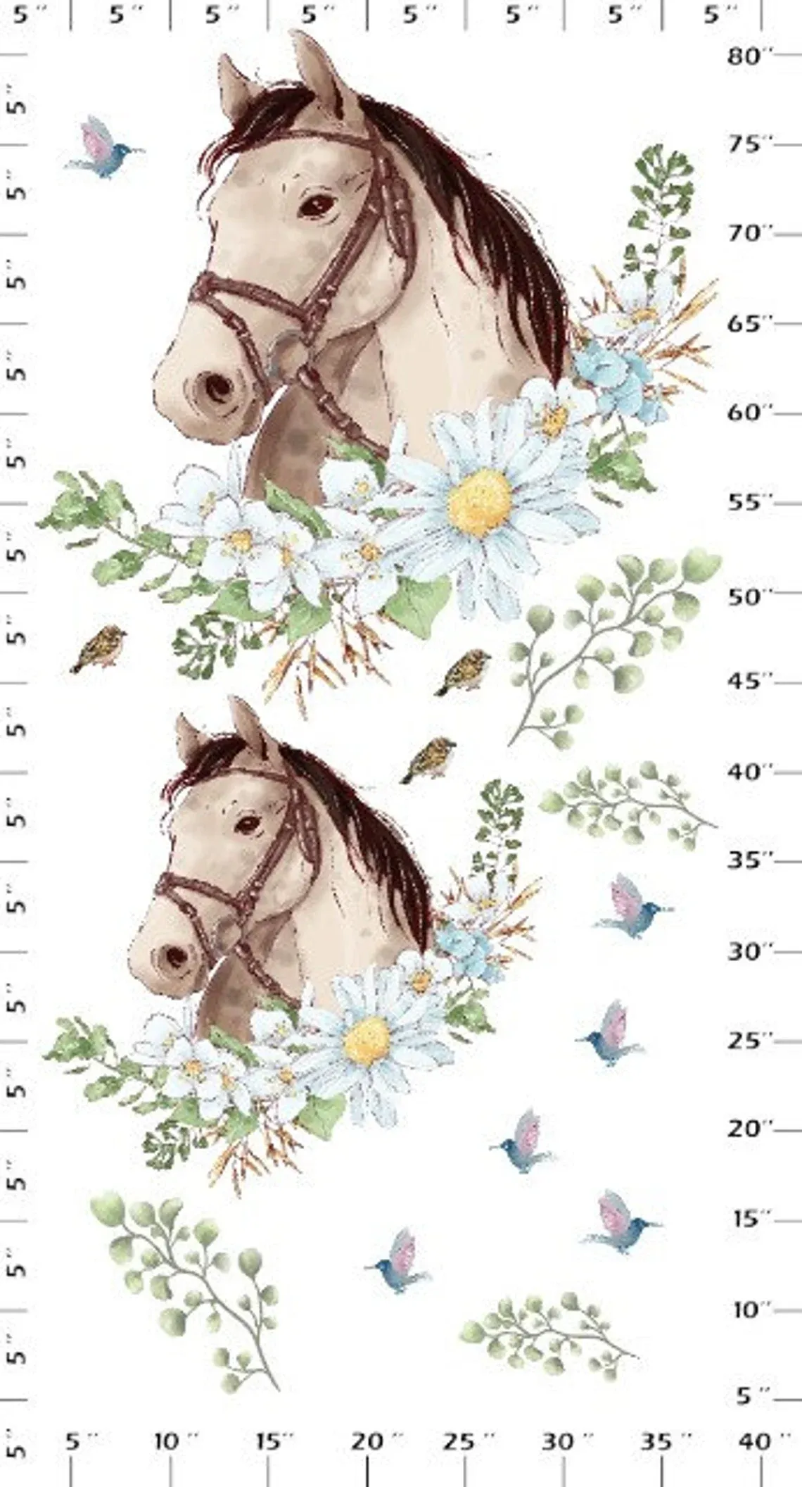 Chase Your Dreams w Horses and Stars - Decal Wall Vinyl Sticker Kids R