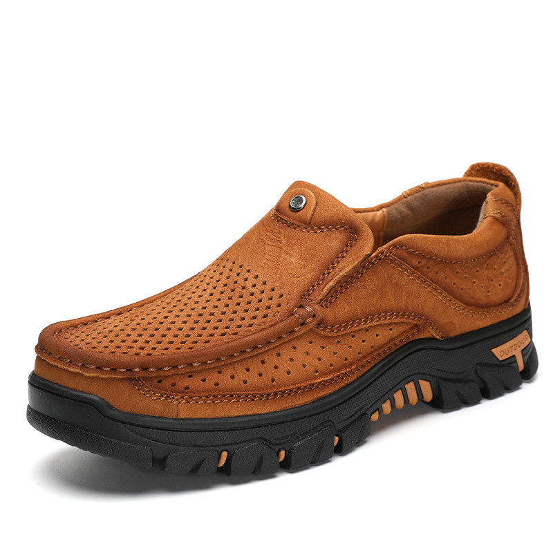 Men's Low-Top Non-Slip Outdoor Hiking Shoes Y048