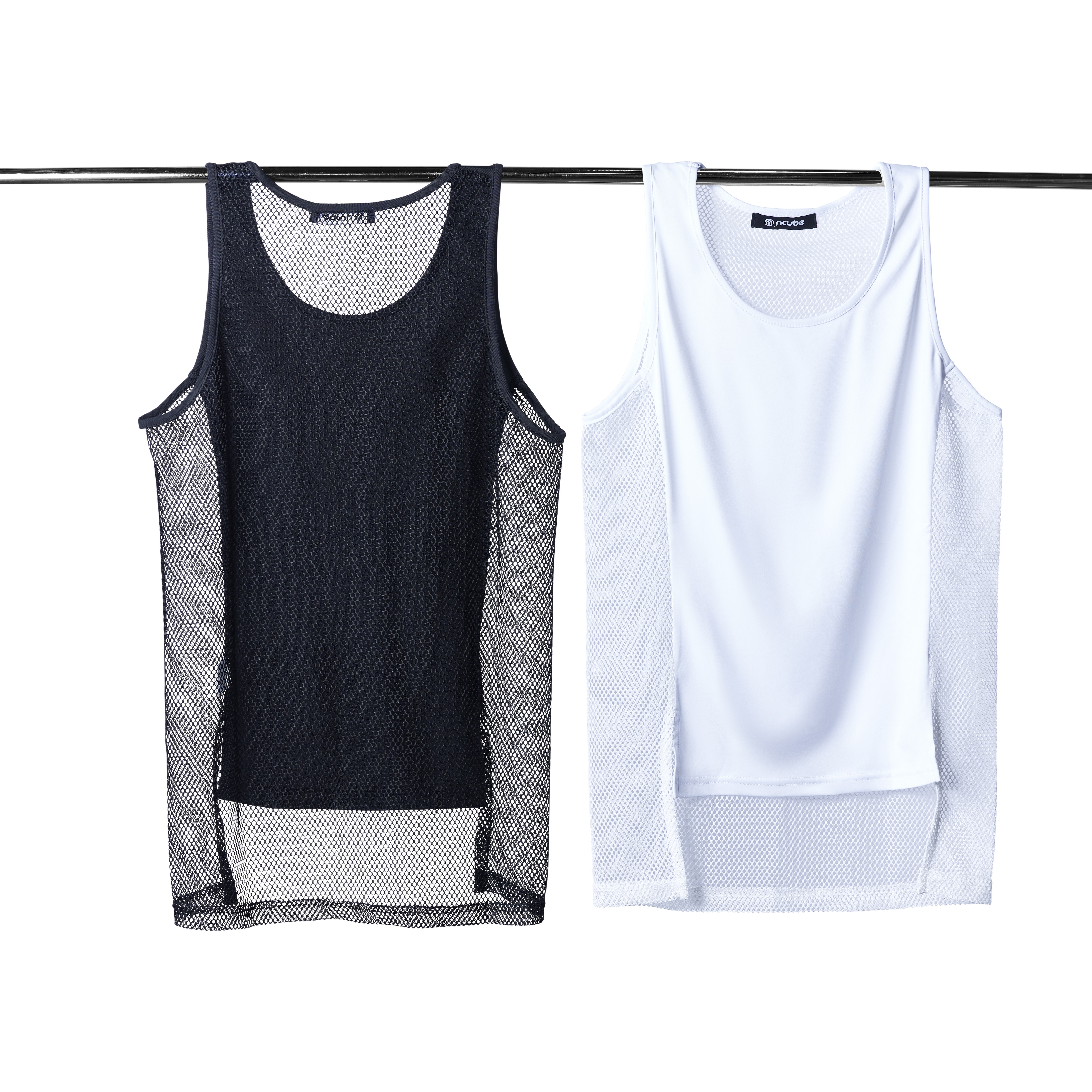 Bakkushan バックシャン Mesh Back Tank Top