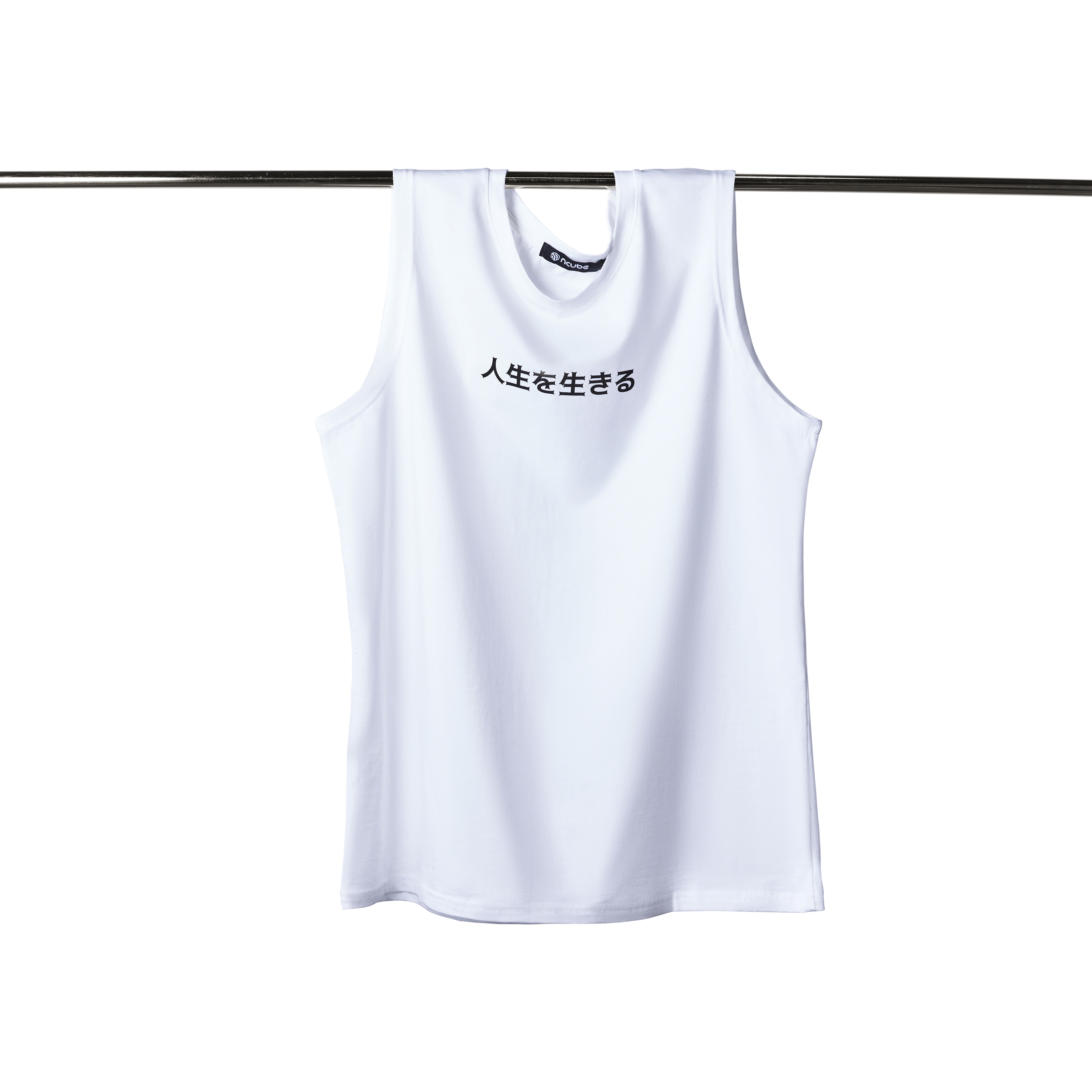 Kakkoii かっこいい Oversized Sleeveless White Tee