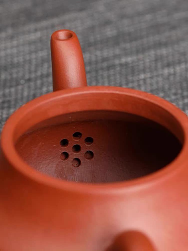 君德壶（朱泥）