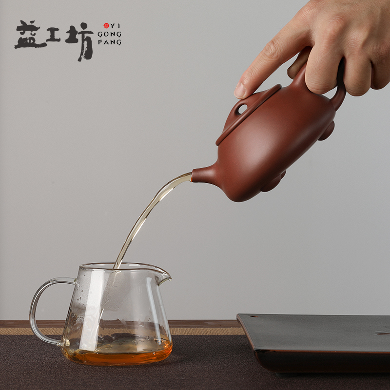 景舟中石瓢（紫泥）