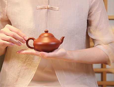 小坐·梨式（朱泥）