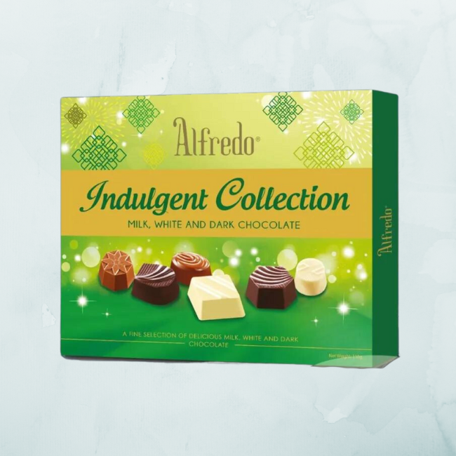 Alfredo Indulgent Collection Milk, White & Dark Chocolate ( Raya Design )