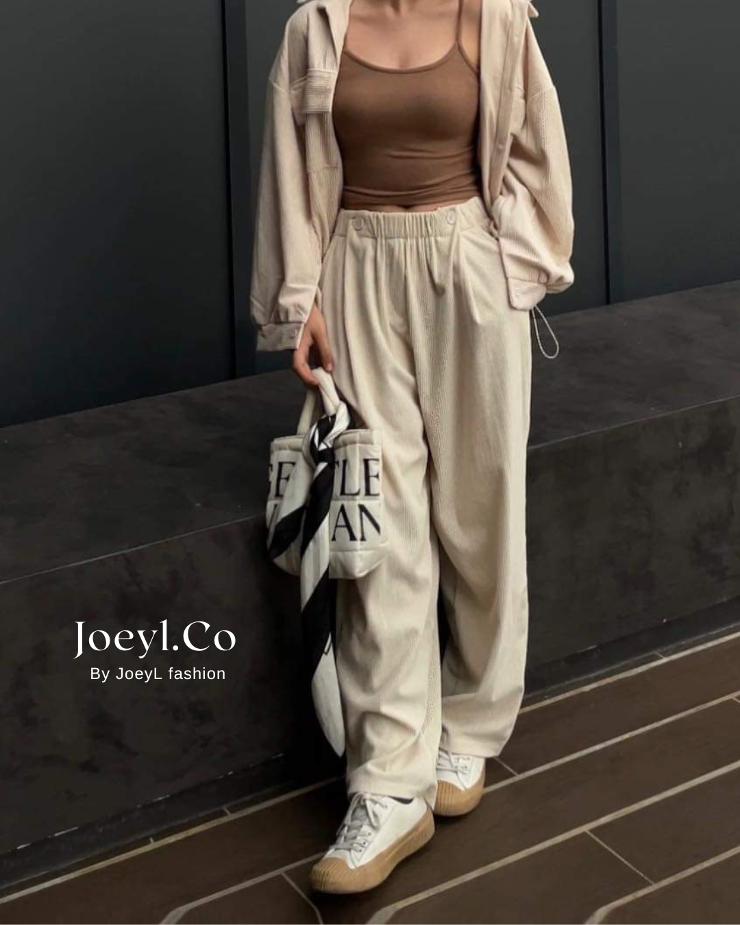 Joeyl.co- Ladies velvet pocket pants