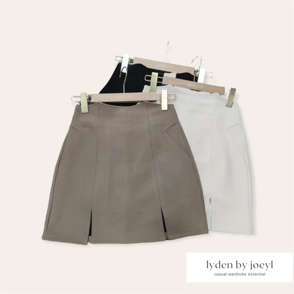 Lyden-A line Mini skirt x skort