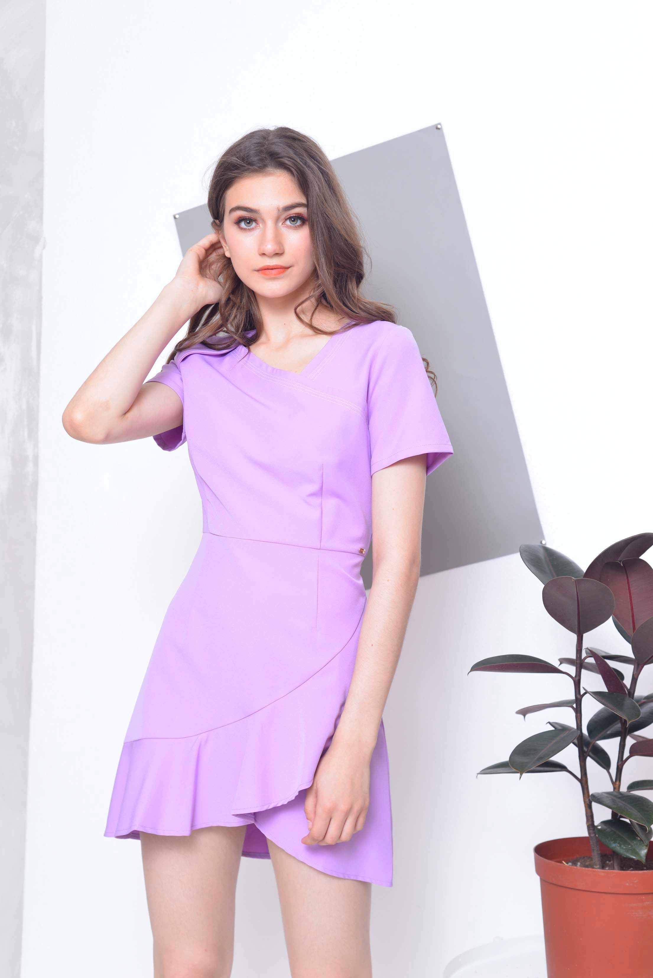 Collections-Oliver Dress in Puple
