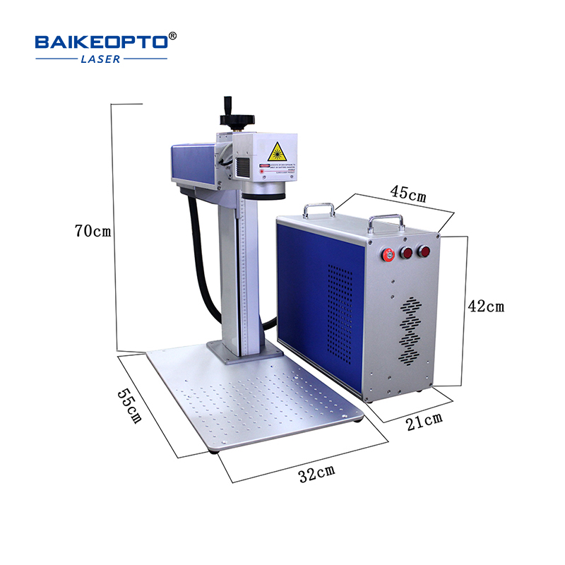Classic desktop split optical fiber metal laser marking machine FM-400