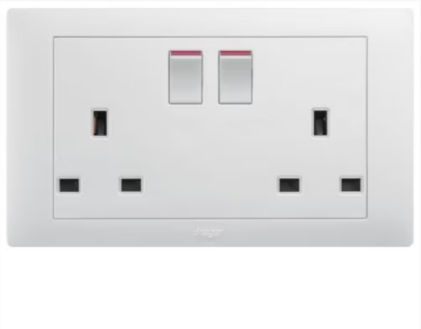 HAGER 13A Muse Electrical Switch Socket