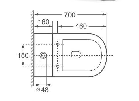 VASILE YKL-TB596 (Rimless) Toilet Bowl