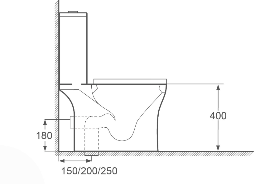 VASILE YKL-TB596 (Rimless) Toilet Bowl