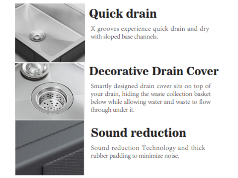 NTL K6245 Handmade Kitchen Sink