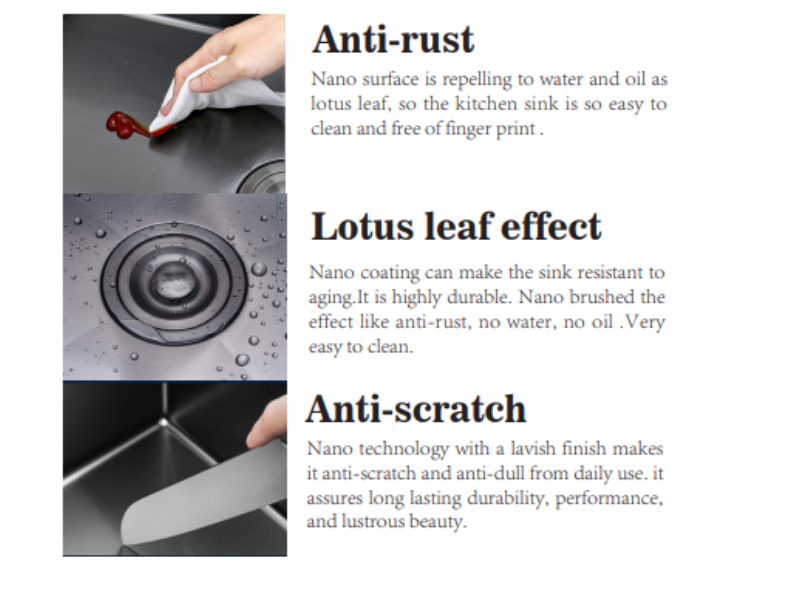 NTL K6245-GM Handmade Kitchen Sink