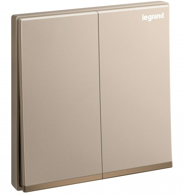 LEGRAND Galion Rose Gold Electrical Switch