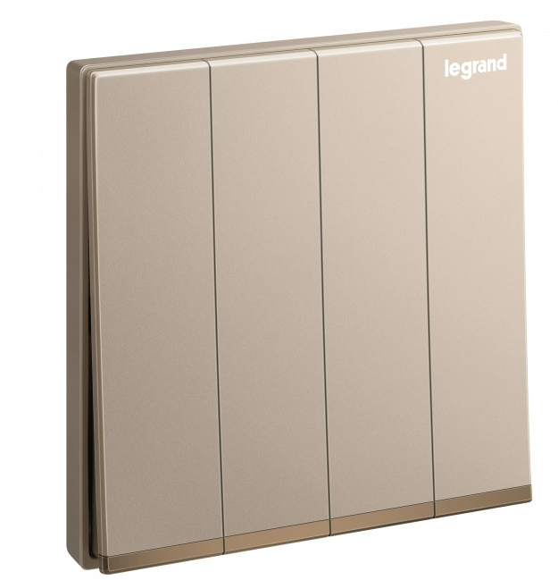 LEGRAND Galion Rose Gold Electrical Switch