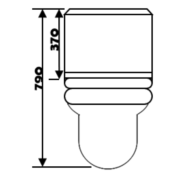 BARON V800 Toilet Bowl