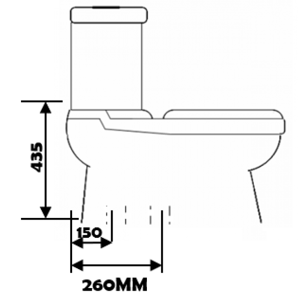 BARON W203A Toilet bowl