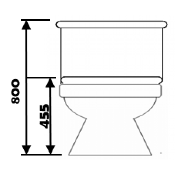BARON W203A Toilet bowl