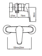 NTL 1404 Shower Mixer