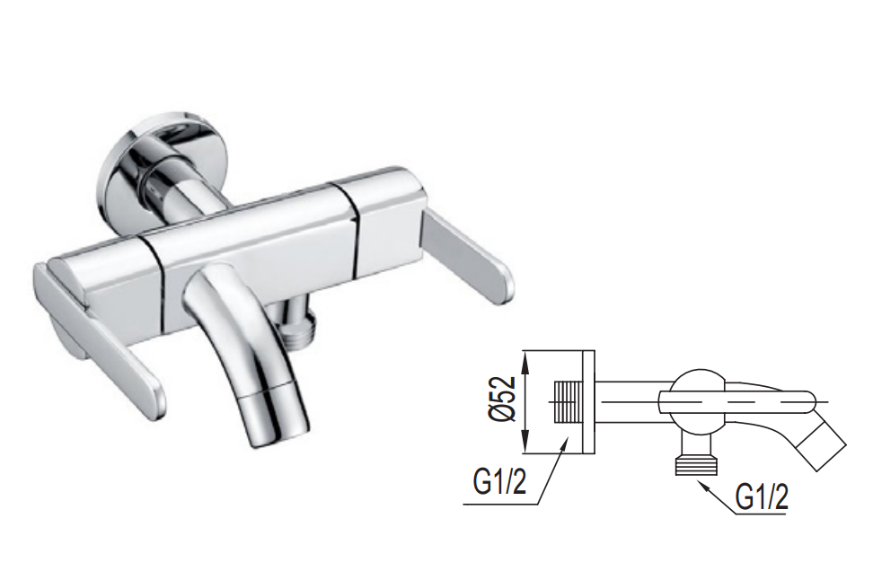 NTL 2028-C Two Way Tap