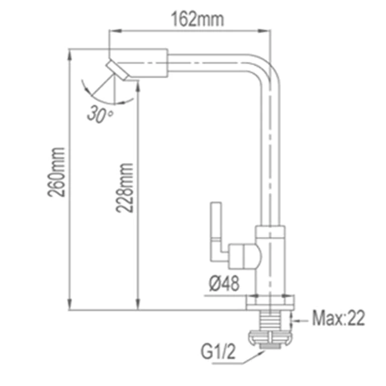 NTL 8013-C Basin Cold Tap