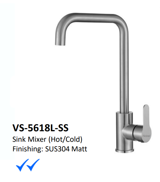 NOBEL VS-5618L Sink Mixer Tap