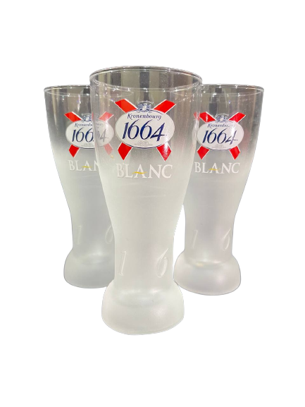 Kronenbourg 1664 Blanc Beer Glass 250ml 