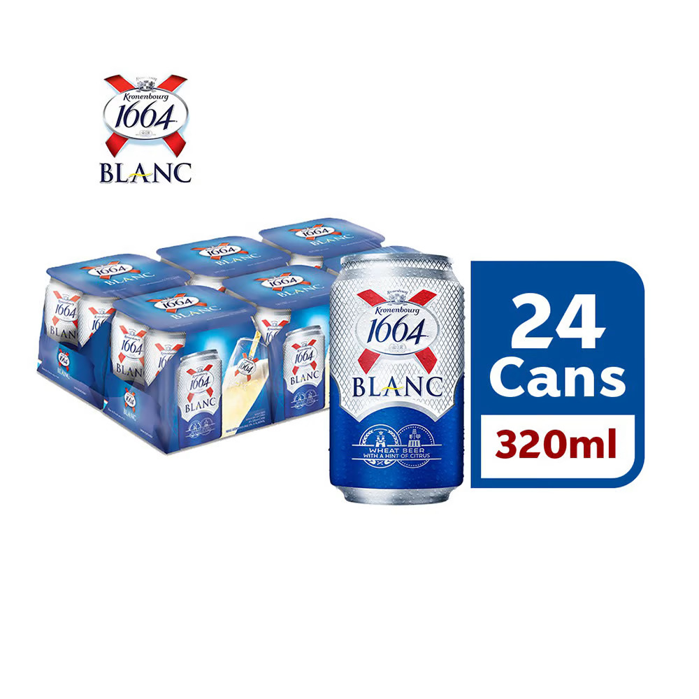 Kronenbourg 1664 Blanc Beer Can (320ml)