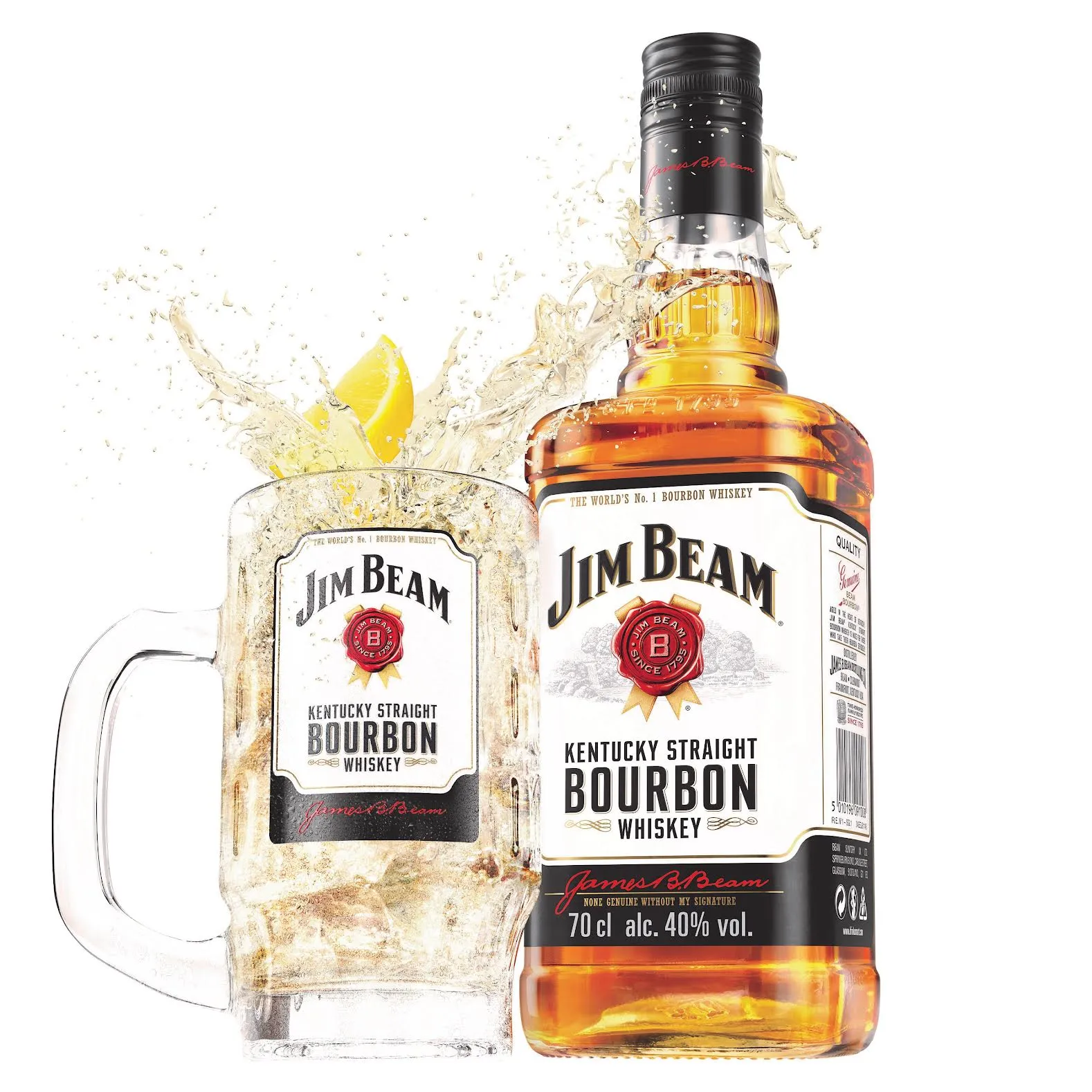 Jim Beam 'White Label Bourbon Whiskey