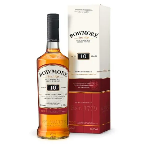 Bowmore 10 Dark & Intense Islay Single Malt Scotch Whisky 