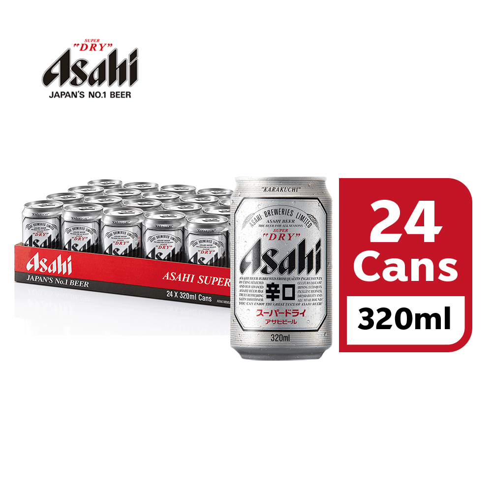 Asahi Super Dry Can (320ml)