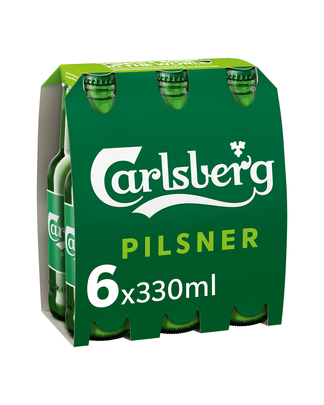 Carlsberg Green Lager Bottle 330ml 