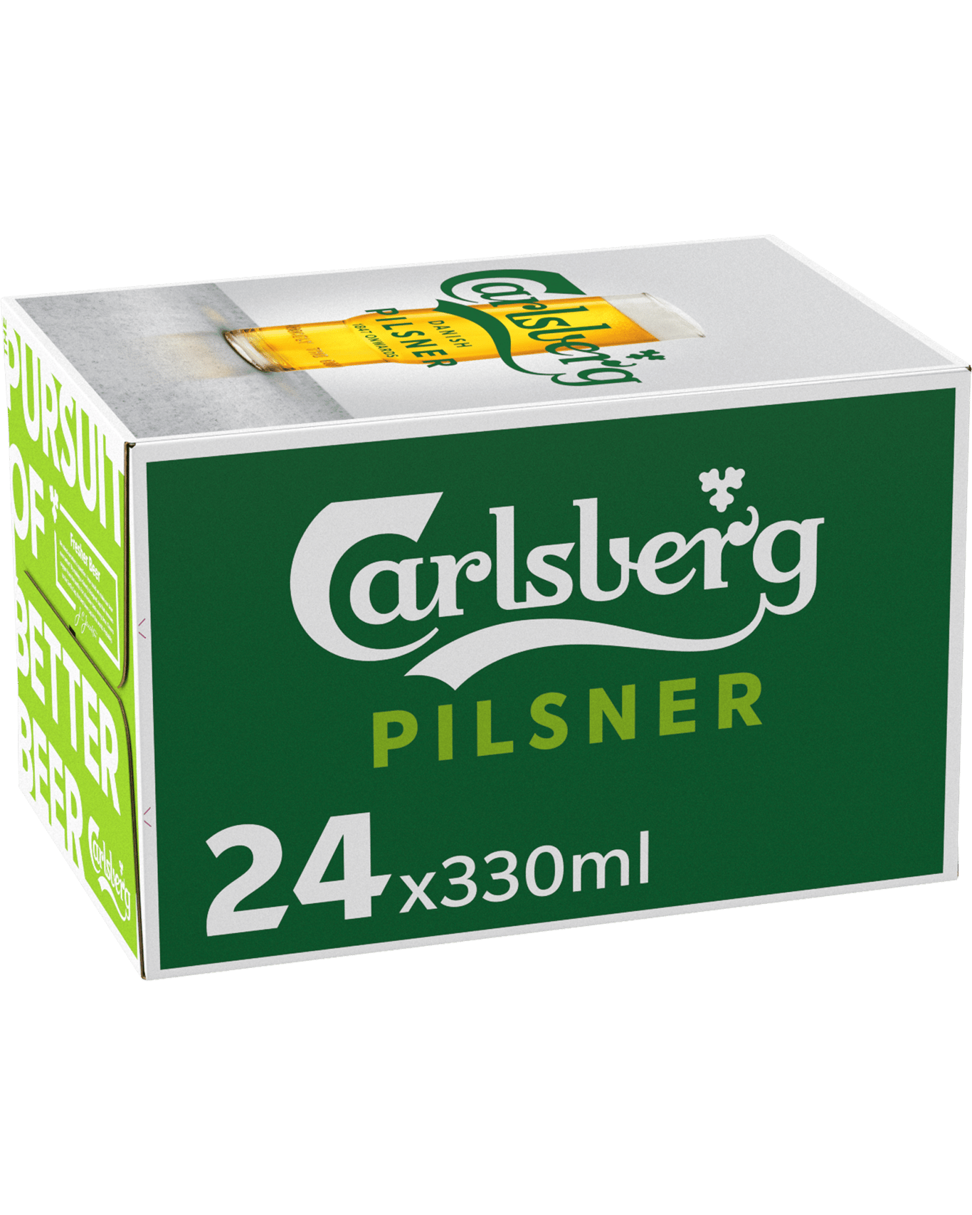 Carlsberg Green Lager Bottle 330ml 