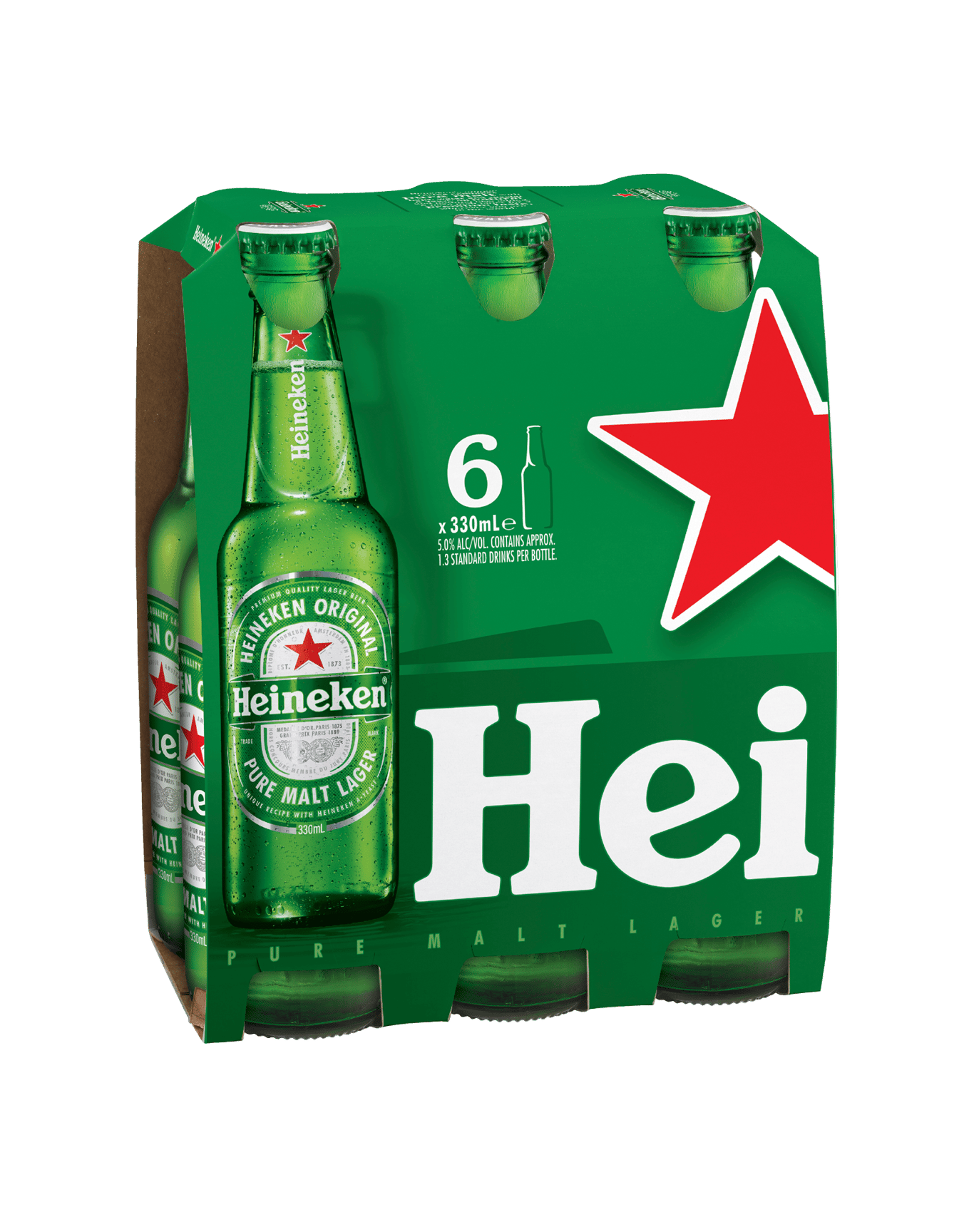 Heineken Lager Bottle 330ml 